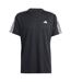 T-shirt Entraînement Motif/style 3 Rayures Essentials Homme Noir Adidas-1