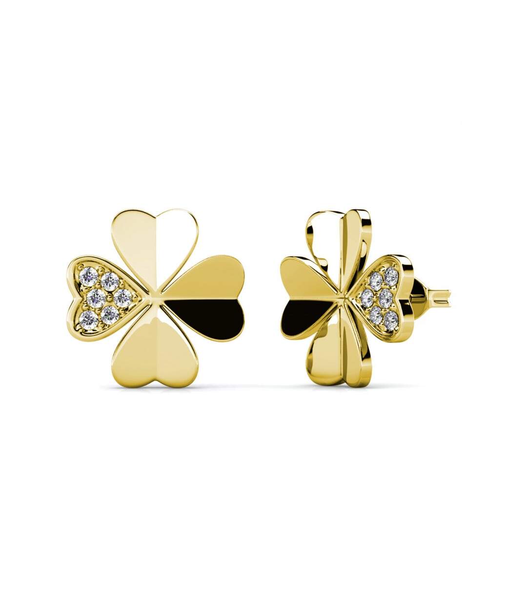 Boucles d'oreilles Clover Petal, Cristal d'Autriche-1