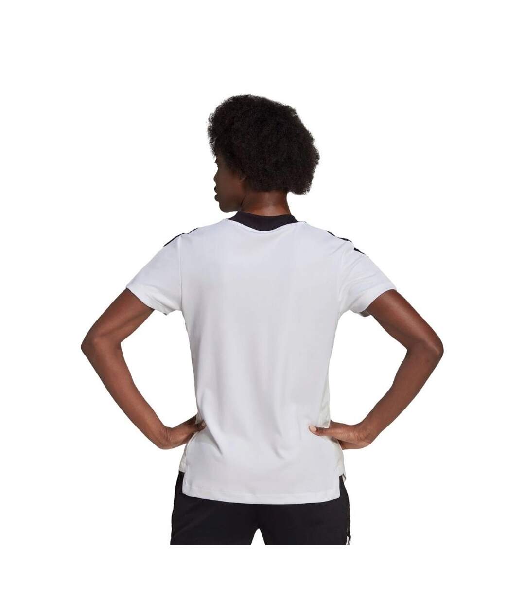 T-shirt Tiro Femme Blanc Adidas-3