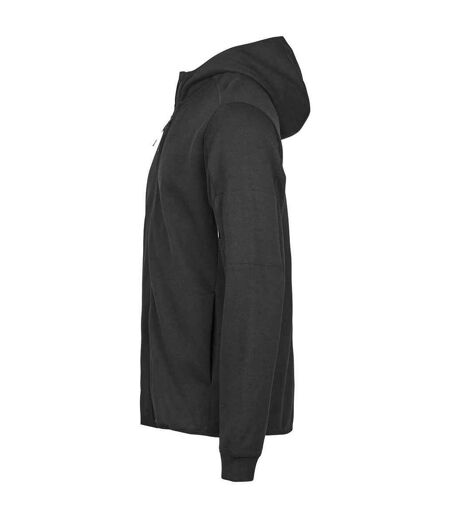 Mens full zip athletic hoodie black Tee Jays