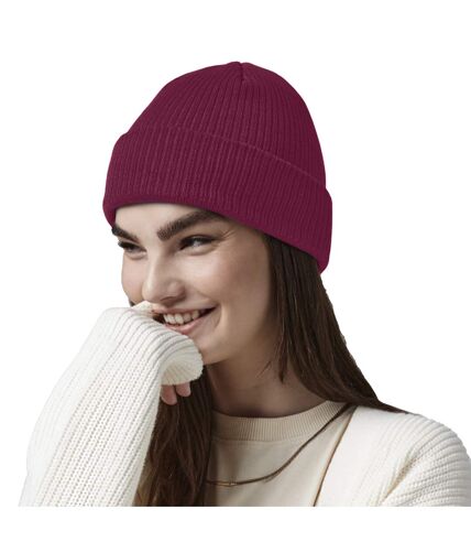 Heritage bonnet d´hiver uni de qualité femme bordeaux Beechfield