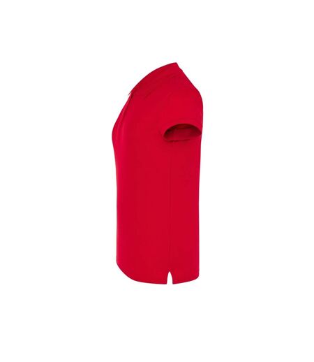 Womens/ladies Regular Polo Shirt Red JHK