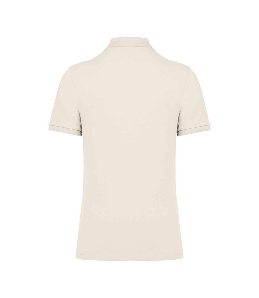 Mens Pique Polo Shirt Ivory Native Spirit-2