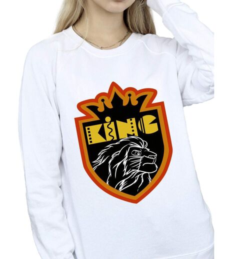 Disney Sweat-shirt Womens/Ladies The Lion King Crest (Blanc) - UTBI22353