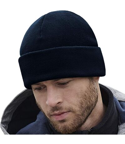 Beechfield Unisex Adult Cuffed Fleece Beanie (French Navy) - UTRW8267
