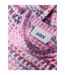 Womens/ladies Space Dye Textured Knit Pullover Purple Rose JJXX-4