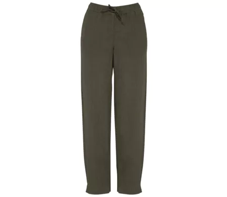 Pantalon en lin - Femme - PATS733 - vert kaki