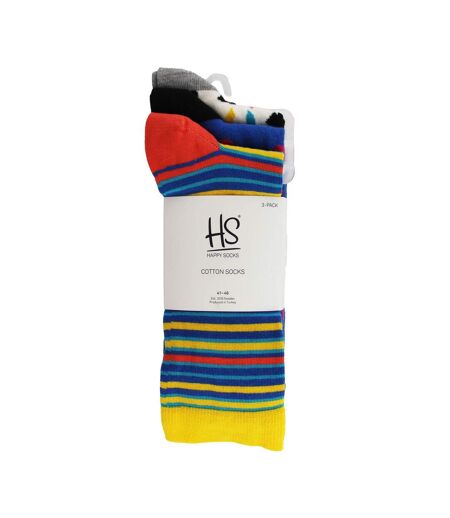 Pack of 3 Striped Dress Mens Socks for a Classic Look | Socks with Stripes