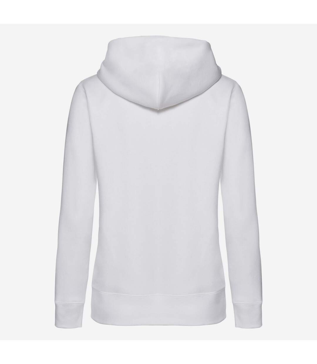 Womens/ladies premium hooded lady fit hoodie white Fruit of the Loom