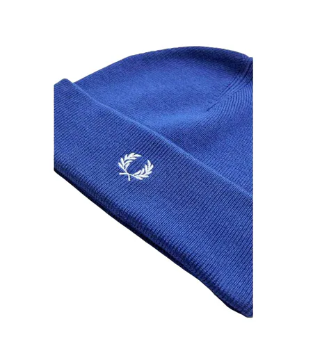 Bonnet Motif/style Laurier Classic Homme Bleu Marine Foncé Fred Perry