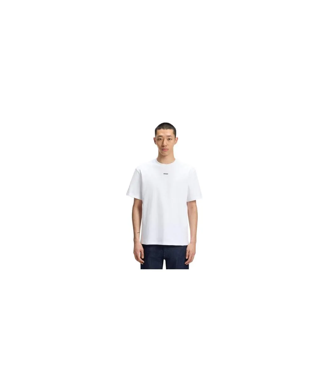 T-shirt Motif/style Logo Imprimé Dapolino Homme Blanc Hugo-1