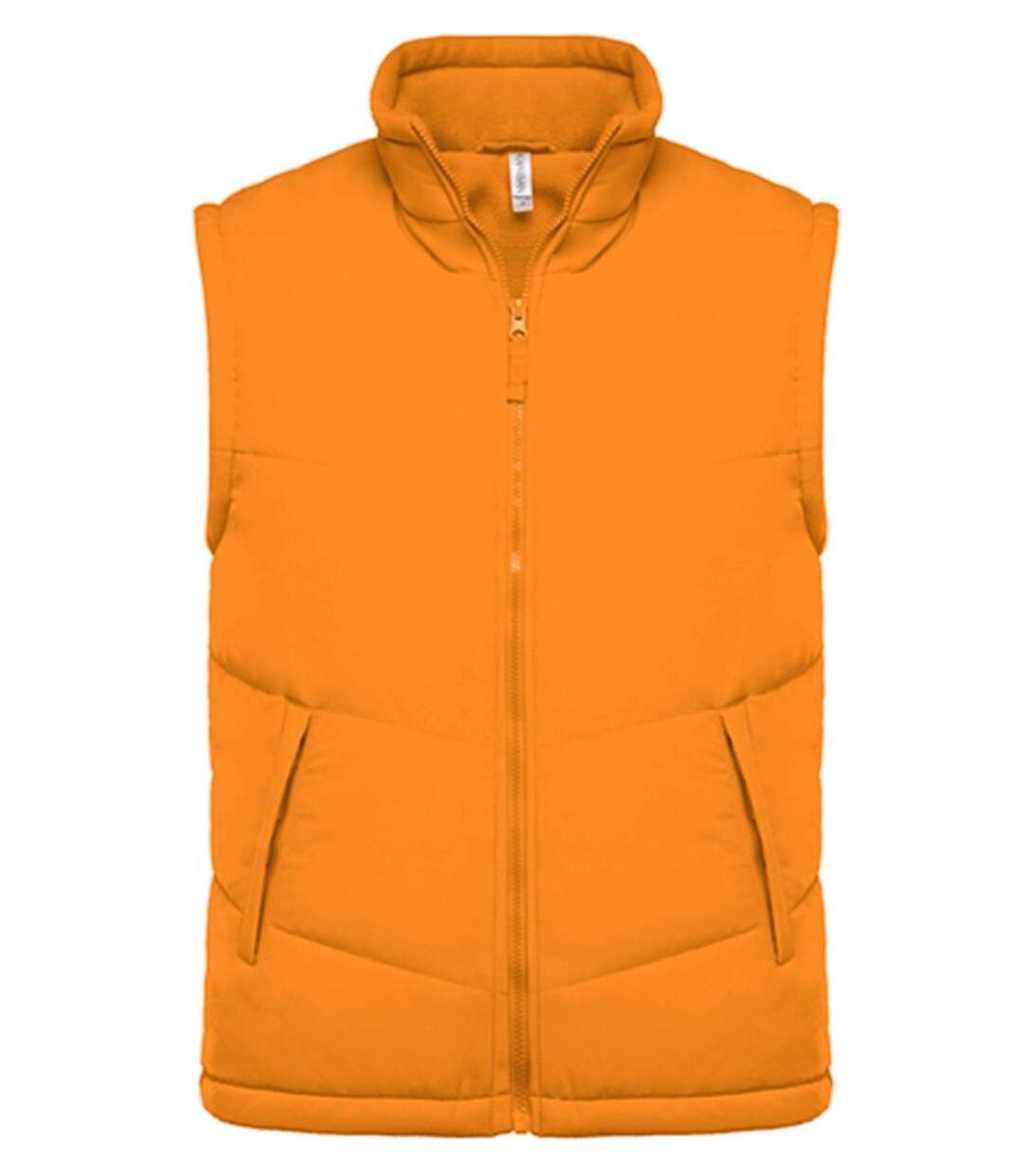 Veste sans manches doublée polaire - K6118 - orange