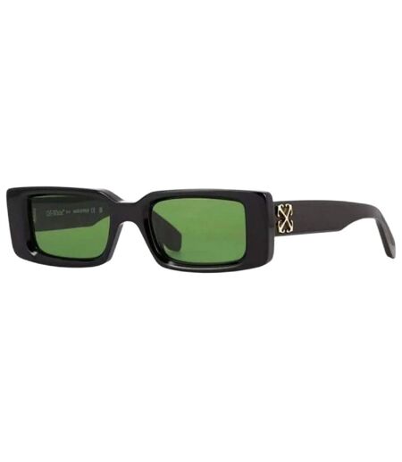 Unisex Adult Arthur Arrow Sunglasses One Size Black Green Off-White