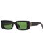 Unisex Adult Arthur Arrow Sunglasses One Size Black Green Off-White-1