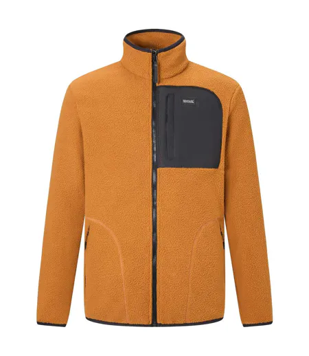 Veste Polaire Frankie Homme Brun Clair Vif Noir Regatta