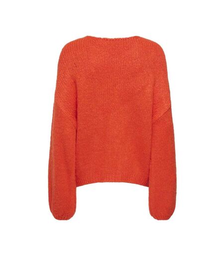 Pull orange femme jdy dinea