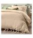 Yard Mallow Tie Detail Cotton Bow Duvet Set (Linen) - UTRV3244