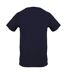T-shirt Who Will Wield The Shield? Homme Bleu Marine Captain America-2
