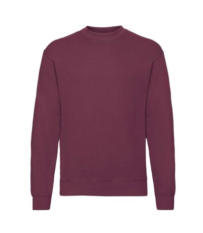 Sweat homme bordeaux Fruit of the Loom