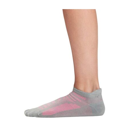 Tavi Noir - Chaussettes de sport TAYLOR - Femme (Gris / Rose) - UTMQ498