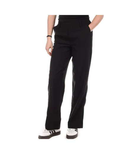Pantalon straight noir femme vero moda barba