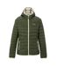 Womens/ladies Marizion Hooded Padded Jacket Olive Night Light Vanilla Regatta-2