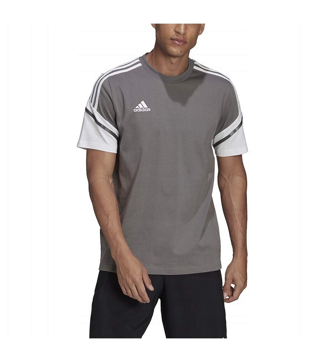 T-shirt Condivo Homme Blanc Argenté Adidas-1