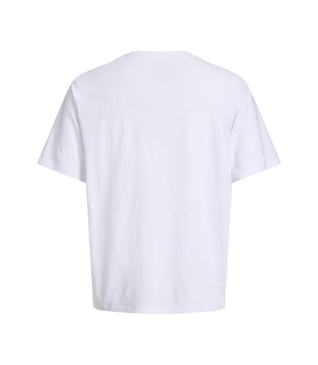 T-Shirt blanc homme jack & jones frederiksberg-2