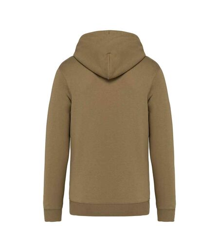 Unisex Adult Full Zip Hoodie Light Olive Green Native Spirit