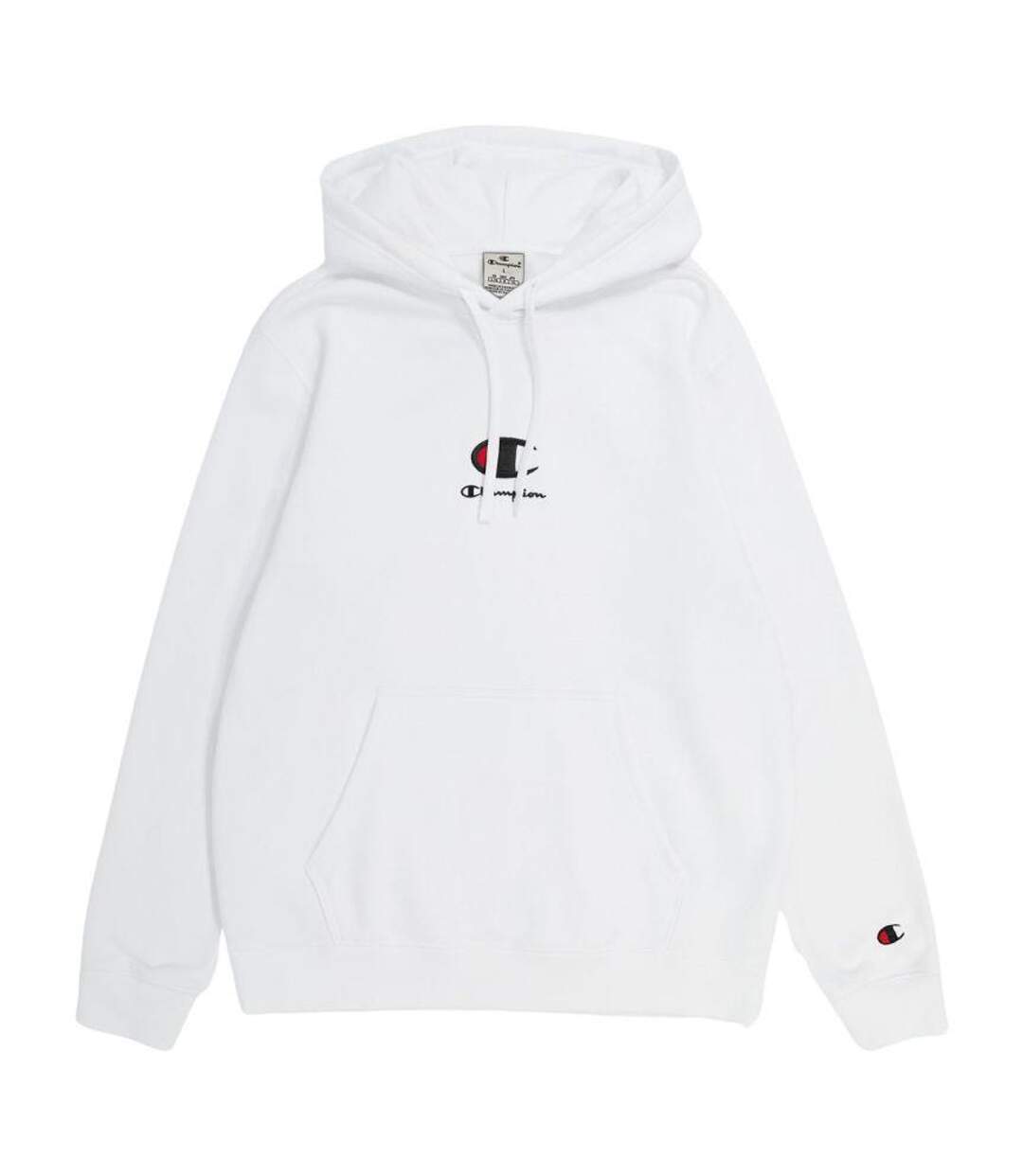 Sweat À Capuche Motif/style Logo Sur Poitrine Homme Blanc Champion-2