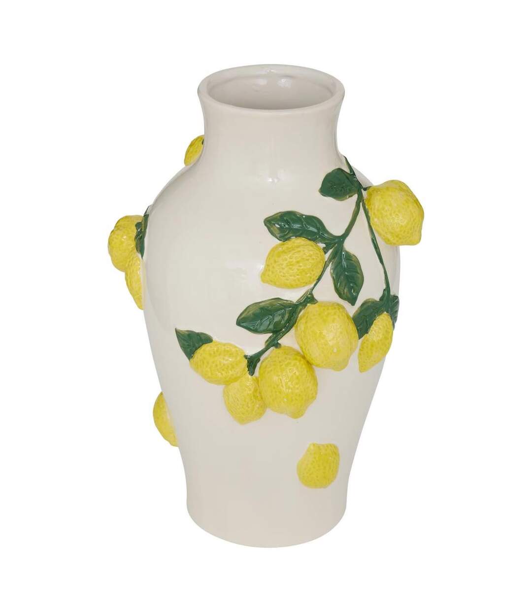 Vase Citrons en Dolomite Fruity 32cm Multicolore-1