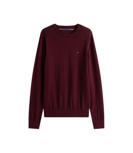 Pull Homme Bordeaux Foncé Tommy Hilfiger