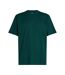 Mens Woven Label Relaxed Fit T-shirt Green Calvin Klein-1