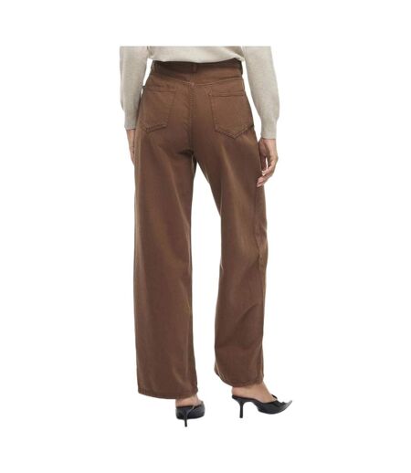 Jean large marron femme vila vicazo wide