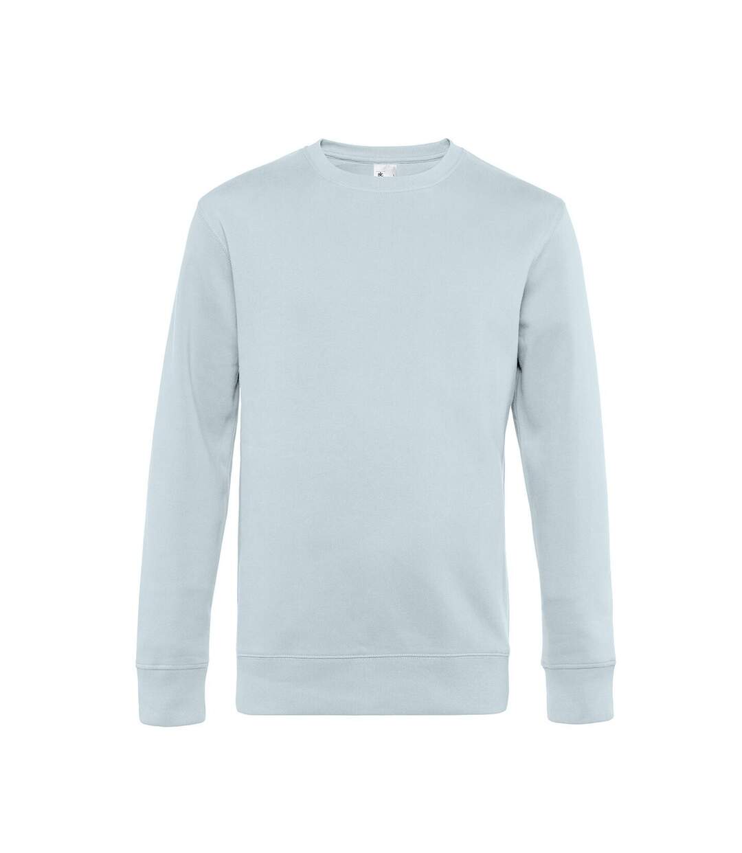 Mens king sweatshirt heather grey B&C