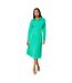 Womens/ladies waist detail shirt dress green Principles