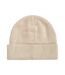 Womens/ladies harley recycled beanie light beige Animal