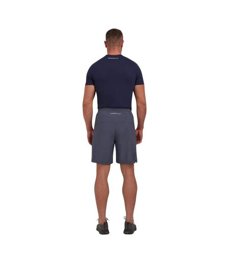 Short de course à logo rb sport pour hommes gris foncé chiné Raging Bull