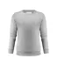 Womens/ladies Alder Crew Neck Sweatshirt Grey Melange James Harvest-2