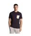 T-shirt homme bleu marine foncé / blanc cassé Lyle & Scott Lyle & Scott