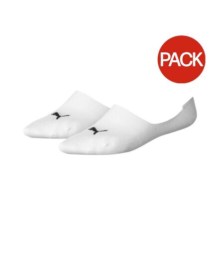 Puma Unisex Adult Liner Socks (Pack of 2) (White) - UTRD611