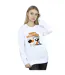 Disney Sweatshirt Winnie The Pooh And Piglet Happy Halloween Femme/Ladies (Blanc) - UTBI42961-2