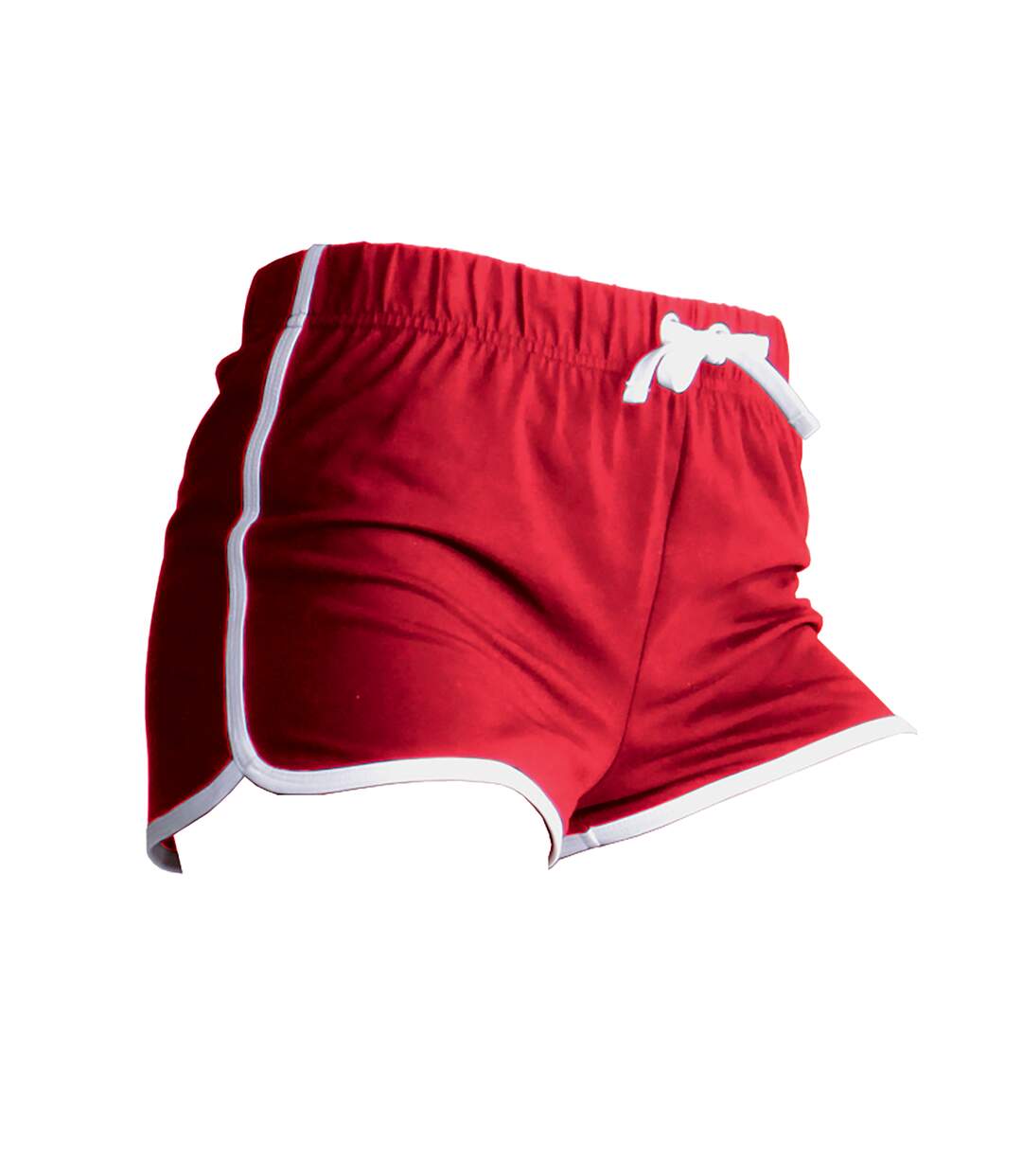 Skinni Fit - Short de sport rétro - Femme (Rouge/Blanc) - UTRW2838