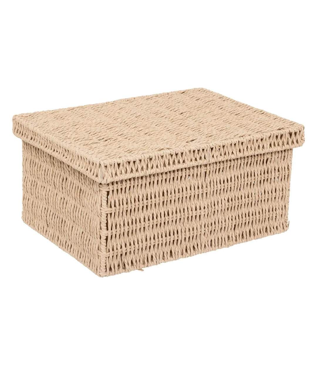 Lot de 2 Boîtes de Rangement Kord 38cm Naturel-2