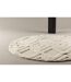Tapis Déco Rond en Laine Dahlia 200cm Blanc-3