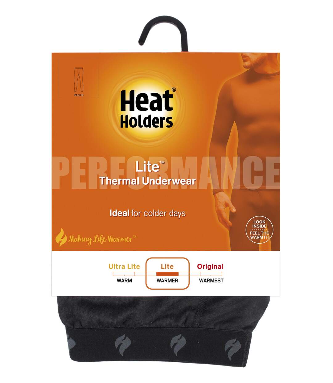 Heat Holders Mens Fleece Lined Thermal Long John Bottoms | Lite