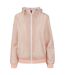 Veste Coupe-vent Femme Rose Clair Blanc Build Your Brand-1