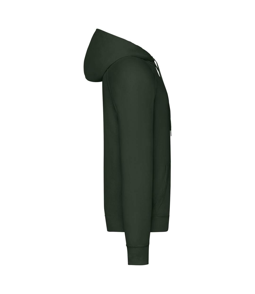 Sweat À Capuche Homme Vert Bouteille Fruit Of The Loom-3