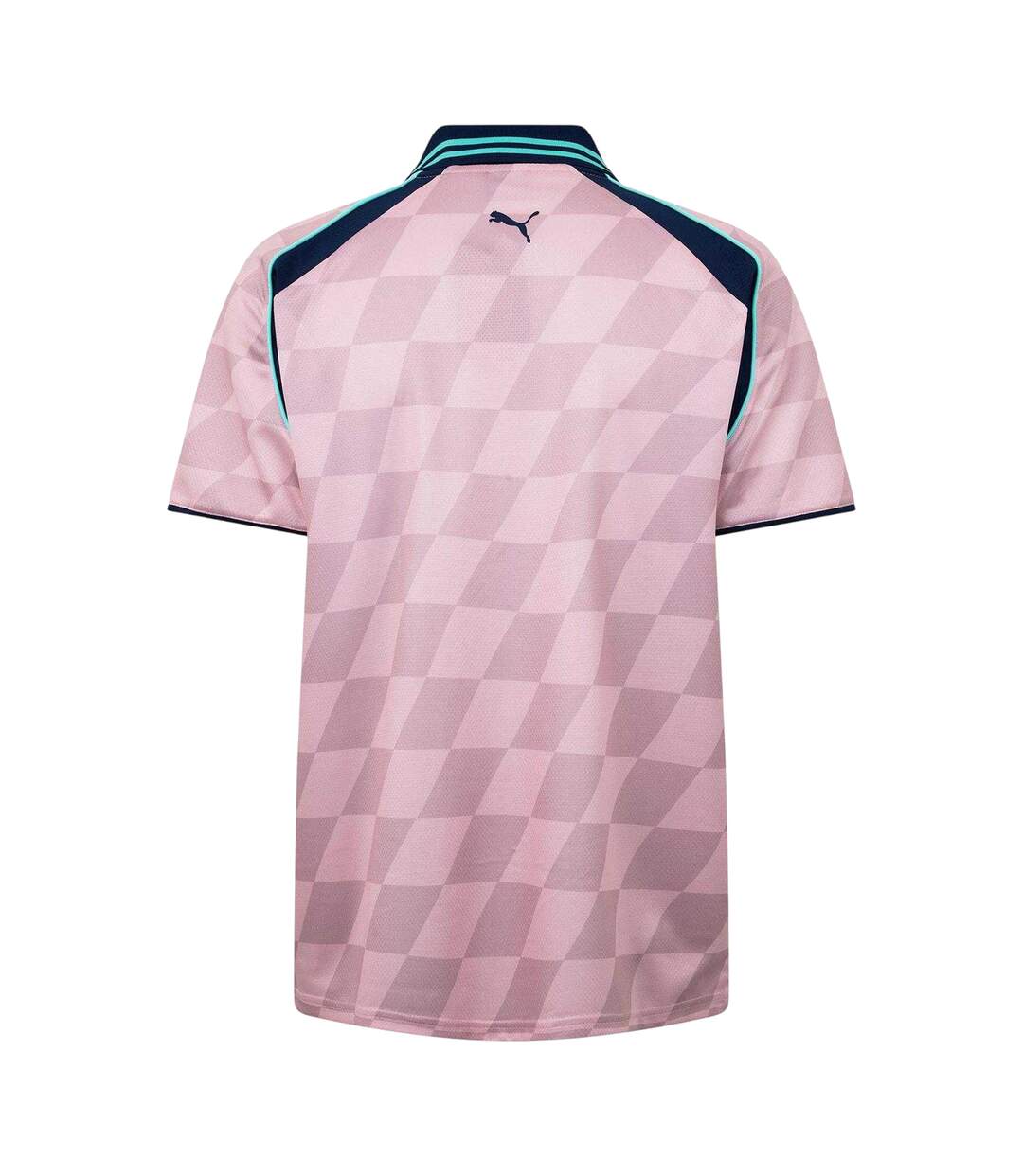 Mens Checkerboard Performance T-shirt Mauve Puma-2