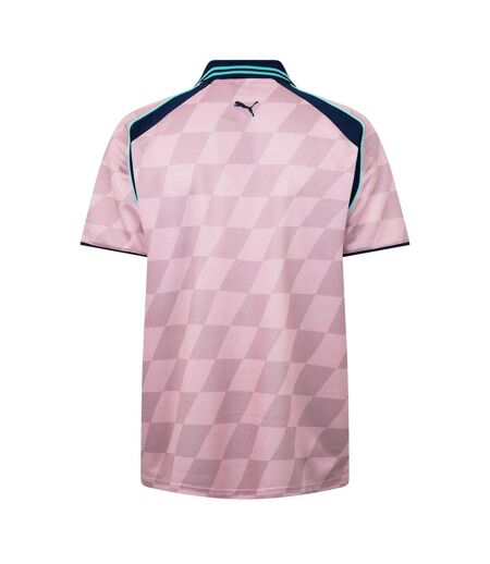 Mens Checkerboard Performance T-shirt Mauve Puma